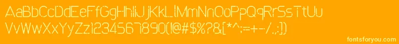 Подробнее о шрифте Bokeh Шрифт Bokeh – жёлтые шрифты на оранжевом фоне