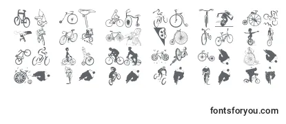 Обзор шрифта Cycling