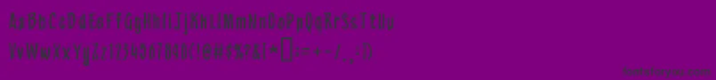 Appetite Font – Black Fonts on Purple Background