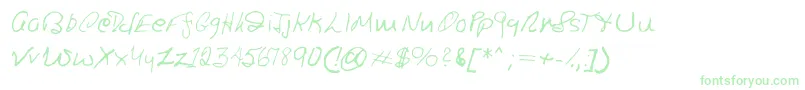 Подробнее о шрифте Ronsfont Шрифт Ronsfont – зелёные шрифты