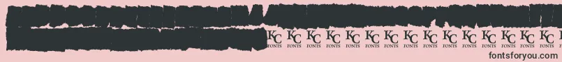 AllagesdemoBold Font – Black Fonts on Pink Background