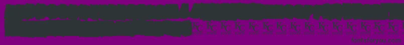 AllagesdemoBold-Schriftart – Schwarze Schriften auf violettem Hintergrund