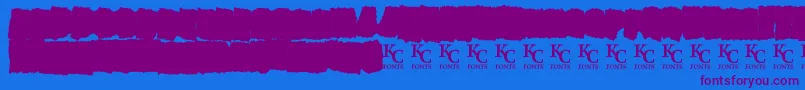 AllagesdemoBold Font – Purple Fonts on Blue Background