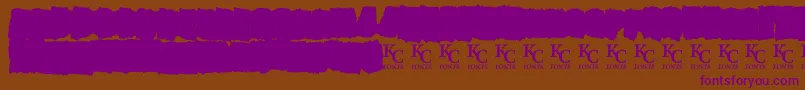 AllagesdemoBold Font – Purple Fonts on Brown Background