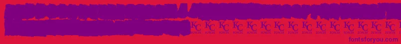 AllagesdemoBold Font – Purple Fonts on Red Background