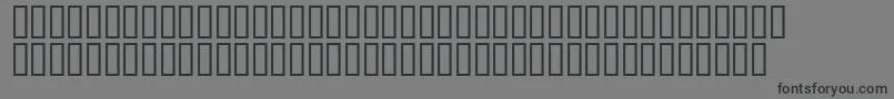 フォントMr.Fixby – 黒い文字の灰色の背景