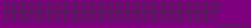Mr.Fixby-fontti – mustat fontit violetilla taustalla