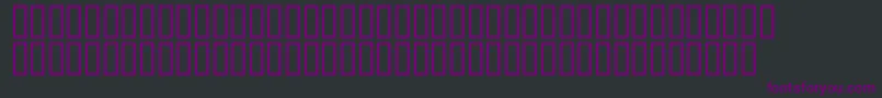 Шрифт Mr.Fixby – фиолетовые шрифты на чёрном фоне