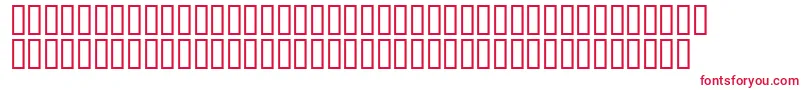 Шрифт Mr.Fixby – красные шрифты на белом фоне