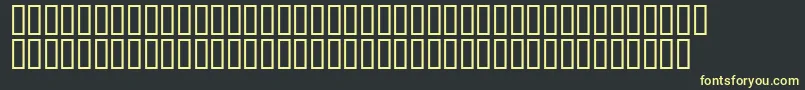 Mr.Fixby-fontti – keltaiset fontit mustalla taustalla