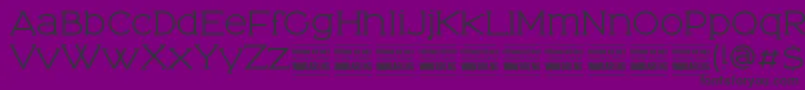 TominoPersonalUseOnly Font – Black Fonts on Purple Background