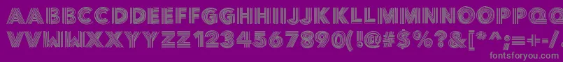 Vibe Font – Gray Fonts on Purple Background