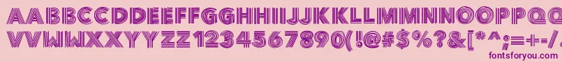 Vibe Font – Purple Fonts on Pink Background