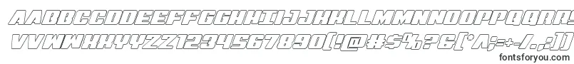 Шрифт Virginhybridout – крупные шрифты