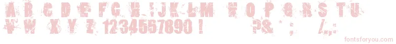 Więcej informacji o czcionce LoserboiGrunge Czcionka LoserboiGrunge – różowe czcionki