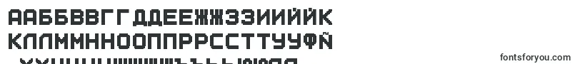 OutlinePixel7Solid-Schriftart – bulgarische Schriften
