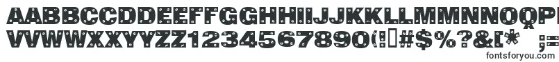 Шрифт Sans Plate Caps – декоративные шрифты