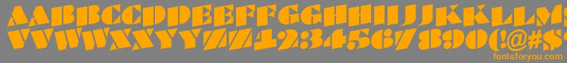 More about BraggatitulspupRegular Font BraggatitulspupRegular Font – Orange Fonts on Gray Background