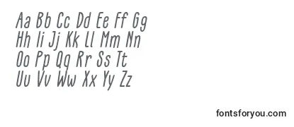 Обзор шрифта GlaresomeItalic