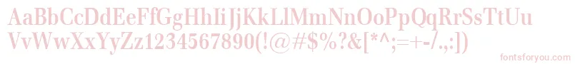 EmonaCondBold Font – Pink Fonts on White Background