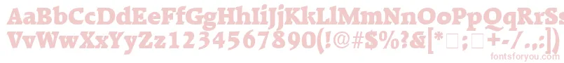 KaroaDisplaySsi Font – Pink Fonts on White Background