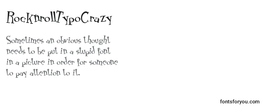 RocknrollTypoCrazy-fontti