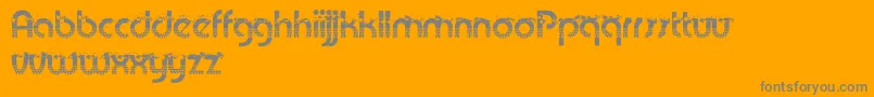 PatriotAnthem Font – Gray Fonts on Orange Background