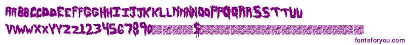 Weitere Informationen zur Hairyfun-Schriftart Hairyfun-Schriftart – Violette Schriften