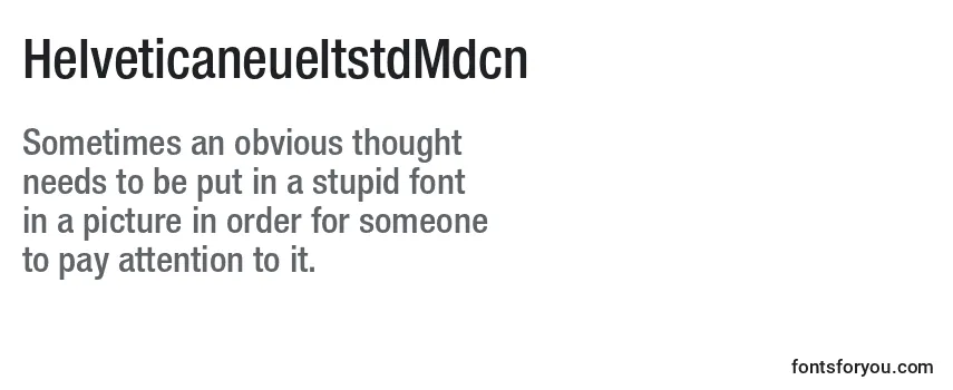 HelveticaneueltstdMdcn Font