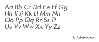AFuturicamediumItalic-fontti