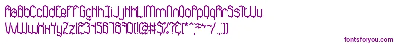 Шрифт DiscordanceBrk – фиолетовые шрифты