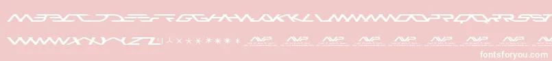 Avp Font – White Fonts on Pink Background