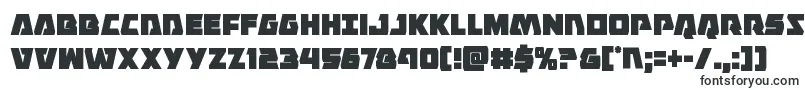 Шрифт Eaglestrikecond – квадратные шрифты