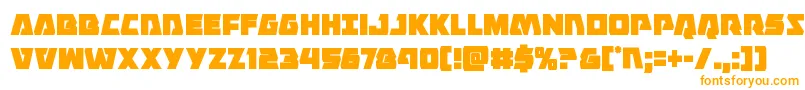 Eaglestrikecond Font – Orange Fonts on White Background