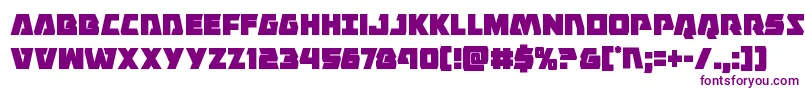 Eaglestrikecond Font – Purple Fonts on White Background