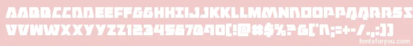 フォントEaglestrikecond – ピンクの背景に白い文字