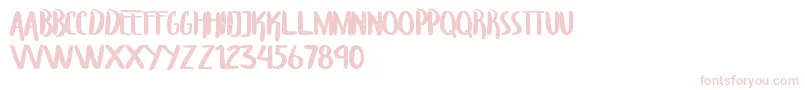 TroupersCapitals-Schriftart – Rosa Schriften