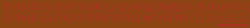 He Font – Red Fonts on Brown Background