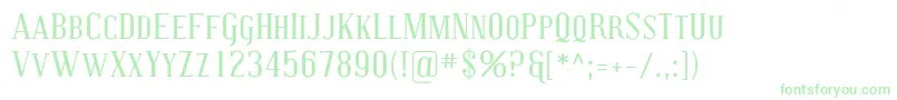 CovingtonSc-Schriftart – Grüne Schriften