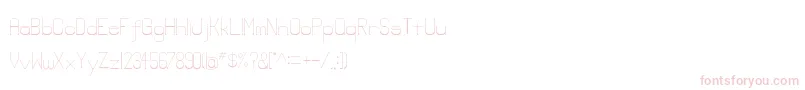 Lowerlay Font – Pink Fonts on White Background
