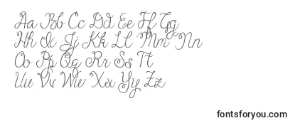Jandacheerfulscript Font