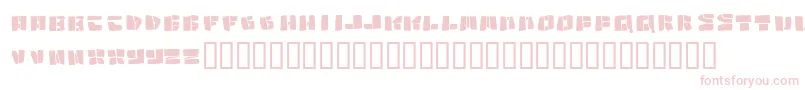 Copycut Font – Pink Fonts on White Background