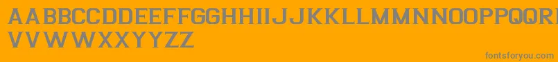 ArgentinaFreePromo Font – Gray Fonts on Orange Background