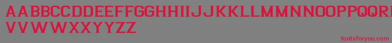 ArgentinaFreePromo Font – Red Fonts on Gray Background
