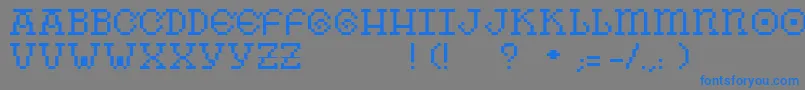 Подробнее о шрифте Otero Шрифт Otero – синие шрифты на сером фоне