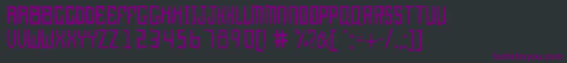 Juggernaut Font – Purple Fonts on Black Background