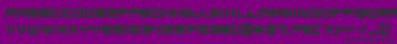 Eridanusxtracond Font – Black Fonts on Purple Background