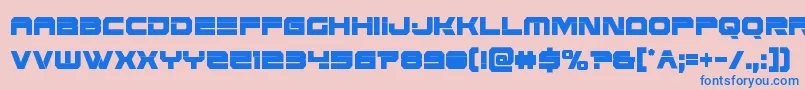 Eridanusxtracond Font – Blue Fonts on Pink Background