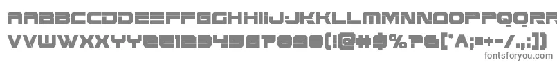 Eridanusxtracond-fontti – harmaat kirjasimet valkoisella taustalla
