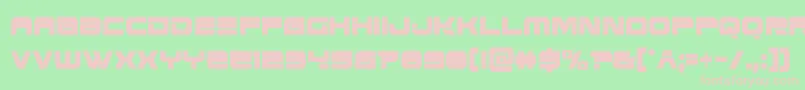 Eridanusxtracond Font – Pink Fonts on Green Background